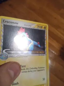 Pokemon Croconaw 27/101 Dragon Frontiers Delta Species Reverse Holo MP - Image 3