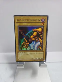 2002 Yugioh Right Arm of the Forbidden One LOB-122 Ultra Original Print LP/MP - Image 1