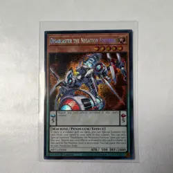 Konami Yugioh Disablaster Negation Fortress Pendulum/Effect Holo 1st MP25-EN084 - Image 1