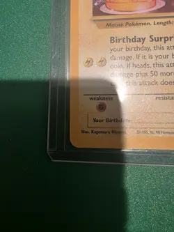 Birthday Pikachu 24/53 Celebrations Holo Black Star Promo Pokemon NM - Image 2