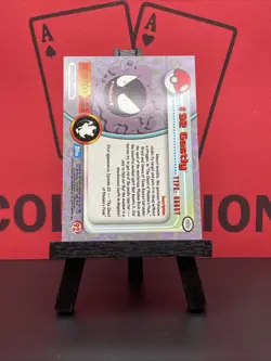 Gastly 92 Topps Series 2 TV Animation Edition Blue Logo 2000 Pokemon NM - Image 5