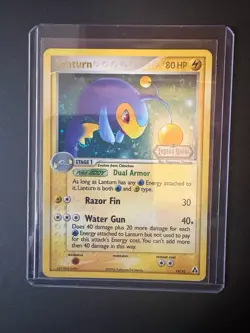 Vintage Pokemon TCG Lanturn Legend Maker Reverse Holo Stamped 19/92 MP 1/2 Swirl - Image 2