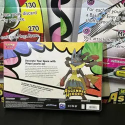 Pokemon TCG Ascended Heroes Poster Collection Mega Lucario Promo Box - Image 2