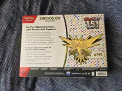 Pokemon TCG Scarlet & Violet 151 Zapdos EX Collection Box Sealed NEW - Image 2