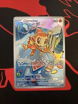 Chimchar 041 First Partner Illustration Collection Holo Promo Pokemon English NM - Image 1