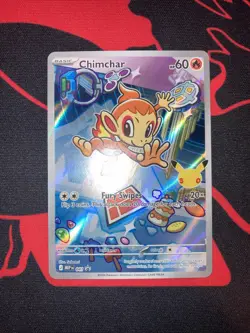 Chimchar 041 First Partner Illustration Collection Holo Promo Pokemon English NM - Image 2