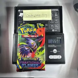 22.66g Mega Evolution Phantasmal Flames Pokemon Booster Pack - Sealed - Image 1