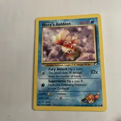 Pokemon TCG | Misty's Goldeen 85/132 | Gym Heroes Common | Lightly Played - Image 1
