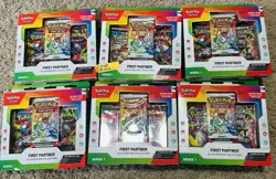 Pokemon First Partner Illustration Collection Series 1 🔥 Lot Of 6 SEALED - Image 1