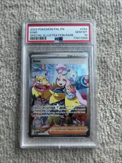 Iono 269/193 Special Illustration Rare Paldea Evolved Pokemon PSA 10 - Image 1