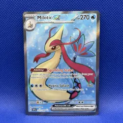 🔥POKEMON Milotic ex #217/191 Holofoil SV08: Surging Sparks NM - Image 1
