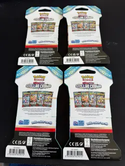 POKEMON TCG- STELLAR CROWN - BLISTER SLEEVED BOOSTER PACK (1x Pack) BRAND NEW - Image 5