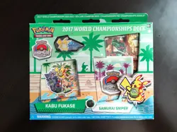 Pokemon TCG 2017 World Championships Deck (Kabu Fukase, Samurai Sniper) Sealed - Image 1