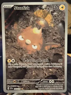 Pokemon - Stunfisk 202/191 Surging Sparks Illustration Rare - NM Holo - Image 1