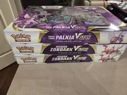 Pokemon TCG - Hisuian Zoroark VSTAR Premium Collection Box Palkia Vstar X3 - Image 2