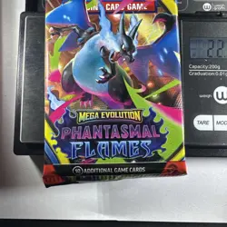 22.71g Mega Evolution Phantasmal Flames Pokemon Booster Pack - Sealed - Image 2