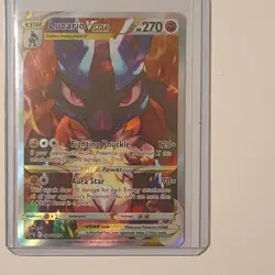 Pokemon Lucario VSTAR SWSH291 Promo Full Art Holo English 2022 Vstar 270 HP 120+ - Image 1