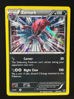 2014 Pokemon XY Zoroark 73/146 HOLO NM - Image 1