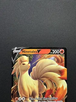 Pokemon TCG Ninetales V 026/192 SWSH02: Rebel Clash Ultra Rare Near Mint - Image 3