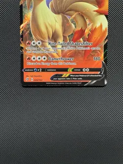 Pokemon TCG Ninetales V 026/192 SWSH02: Rebel Clash Ultra Rare Near Mint - Image 4