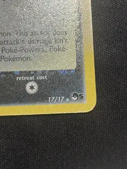Pokemon Umbreon Gold Star 17/17 Celebrations Classic Collection NM - Image 4