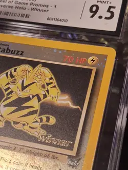 ✨2003 Pokemon Electabuzz Best Of Game Promos #1 WINNER CGC 9.5 ~ Possible PSA 10 - Image 1