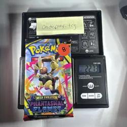 22.73g Mega Evolution Phantasmal Flames Pokemon Booster Pack - Sealed - Image 1