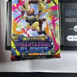 22.73g Mega Evolution Phantasmal Flames Pokemon Booster Pack - Sealed - Image 2