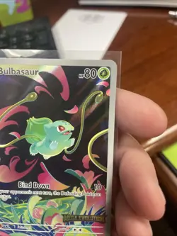 Pokemon TCG: Bulbasaur 133/132, (FULL ART) Mega Evolution HOLO STAMPED PROMO - Image 3
