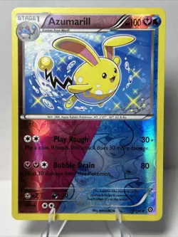 Pokemon Reverse Holo Azumarill XY - Steam Siege 77/114 - Image 1