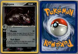 2007 Pokemon, EX Power Keepers Deck Exc., #18/108 Mightyena, Cosmos Holo Rare - Image 1