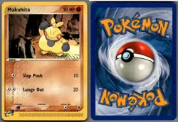 2003 Pokemon, EX Ruby & Sapphire #56/109 Makuhita, Common - Image 1