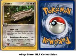 2003 Pokemon, EX Ruby & Sapphire, #38/109 Linoone, Uncommon - Image 1