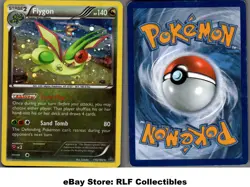 2015 Pokemon, XY Primal Clash Promos, #110/160 Flygon, Cosmos Holo Rare - Image 1
