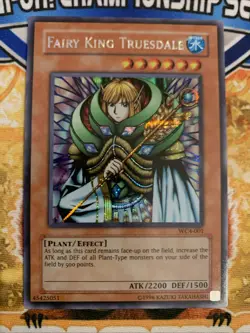 Yugioh Fairy King Truesdale WC4-001 M/NM - Image 1