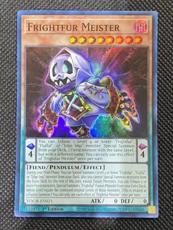 YuGiOh! Frightfur Meister TOCH-EN021 Super Rate 1st Edition Near Mint Toon Chaos - Image 1