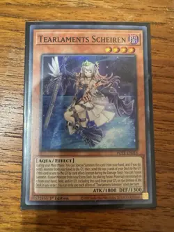 Tearlaments Scheiren - 1st Edition - POTE-EN014 - Super Rare (NM) - Yugioh - Image 1