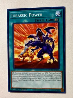 Yugioh! Jurassic Power DUNE-EN053 Common 1st Ed NM - Image 1