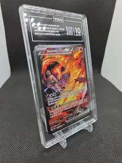 Pokemon Scarlet&Violet Team Rockets Moltres EX 2025 Destined Rivals Card 229/182 - Image 3