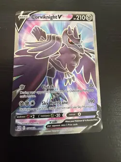 Pokemon TCG Corviknight v Full Art Holo Card #156/163 Battle Styles NM - Image 1