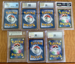 7 Misc. Graded Pokemon Card Slab lot CGC, Beckett, PSA. Various grades 7,8,9,10 - Image 2
