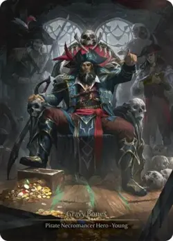 Flesh and Blood FAB Gravy Bones (Marvel) NM 1st EditionCold Foil High Seas - Image 1