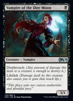MTG - Vampire of the Dire Moon - Magic 2020 Core Set - Light Play - Normal - Image 1