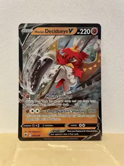 Pokemon TCG Hisuian Decidueye v Astral Radiance Holo Ultra Rare Card 083/189 - Image 1