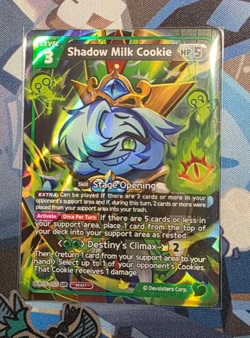 Braverse TCG Shadow Milk Cookie Run Card UR English BS9 - Image 1