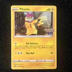 Pokemon TCG PikachuSWSH234 Black Star Promo Cosmo Holo Card NM Condition - Image 1