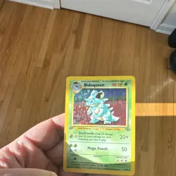 Pokemon TCG Nidoqueen Base Set 2 2 Cards Regular & Holo 1999 English - Image 1