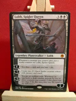 Lolth, Spider Queen - Adventures in the Forgotten Realms - NM/LP - MTG - Image 1