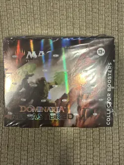 WotC Magic The Gathering Dominaria Remastered Collector Booster Box - 12 Packs 195166200682 - Image 1