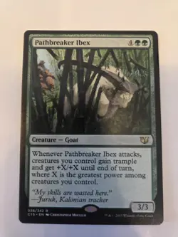 x1 Pathbreaker Ibex R MTG Commander 2015 M/NM, English - Image 1